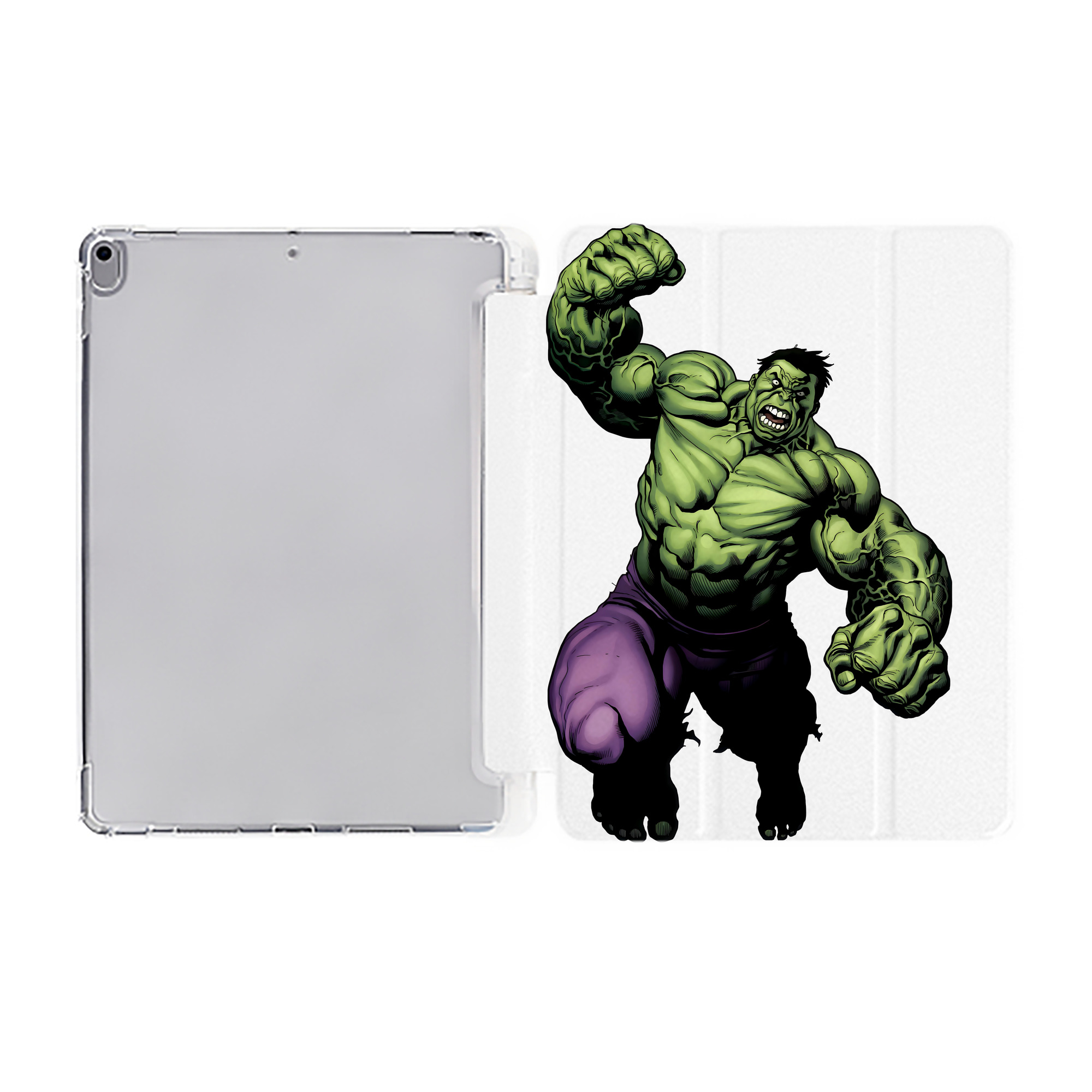 （画像用） アベンジャーズ The Avengers IPad ケース ペン収納付き 三つ折りスタンド PUレザー×シリコン 対応機種9.5/10.5/10.9インチ